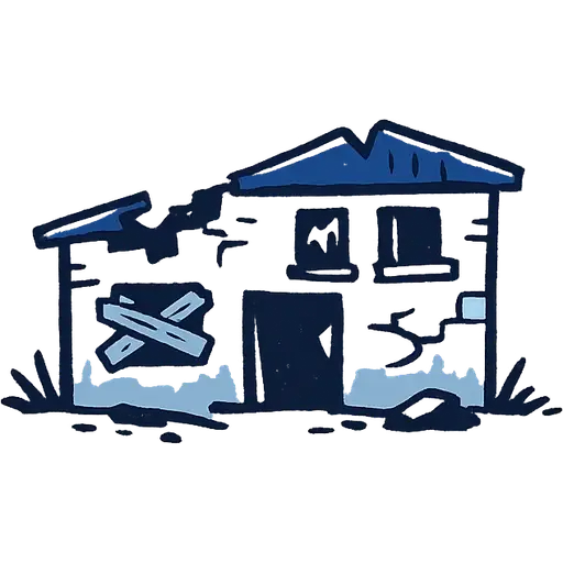 A derelict house