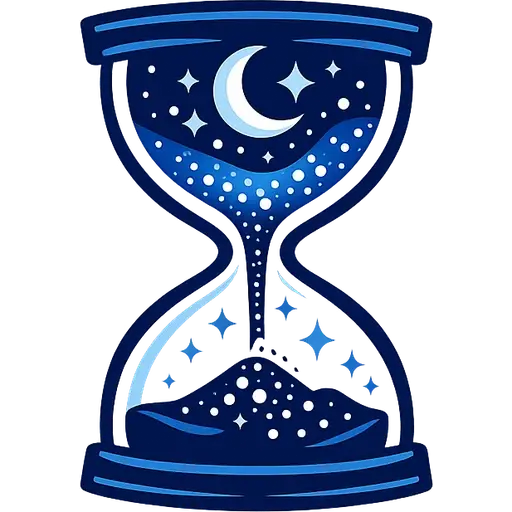 An hourglass full of stars