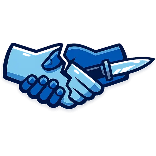 Two hands clasped