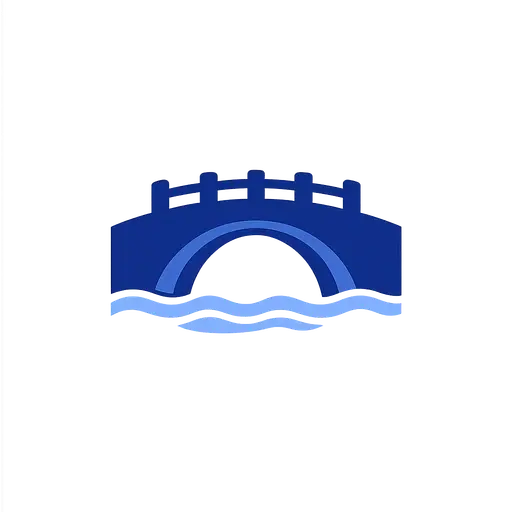 A bridge over water